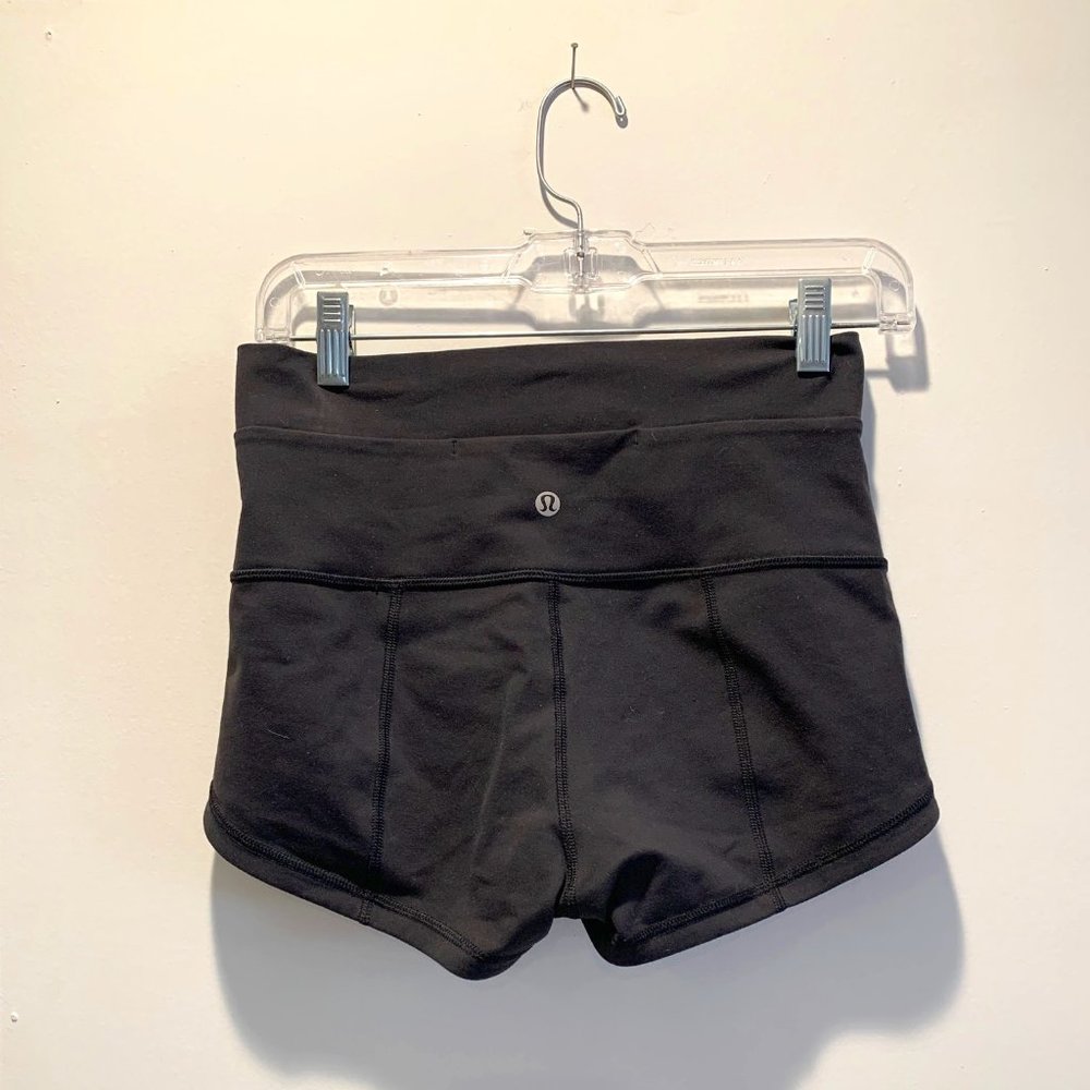 Lululemon Wunder train high-rise short black size 8